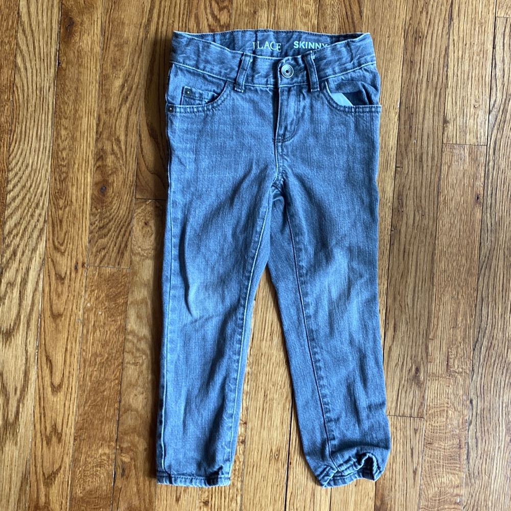 The place skinny boys size 4 gray jeans